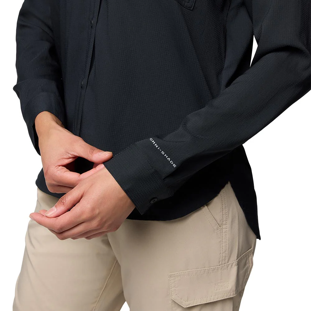 COLUMBIA Silver Ridge™ Utility Long Sleeve Women's Shirt - Black - 2XL (US SIZE)