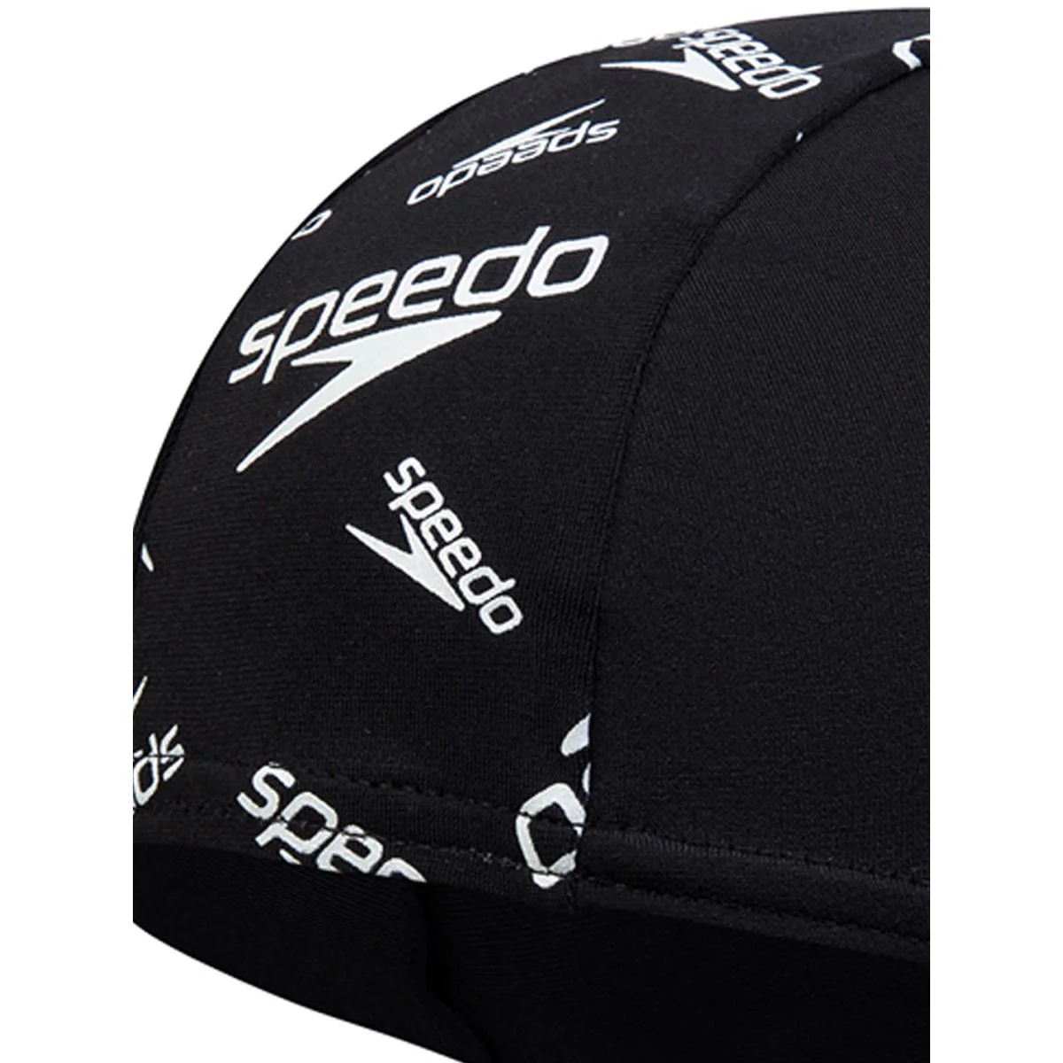 SPEEDO Monogram Endurance+ Unisex Swimming Cap - Black - ONE SIZE