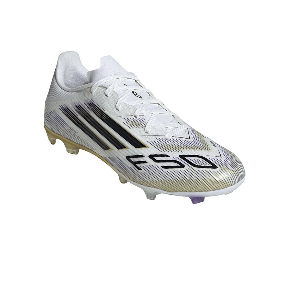 Мужские футбольные бутсы Adidas F50 League Mg — цвет белый, размер UK 10