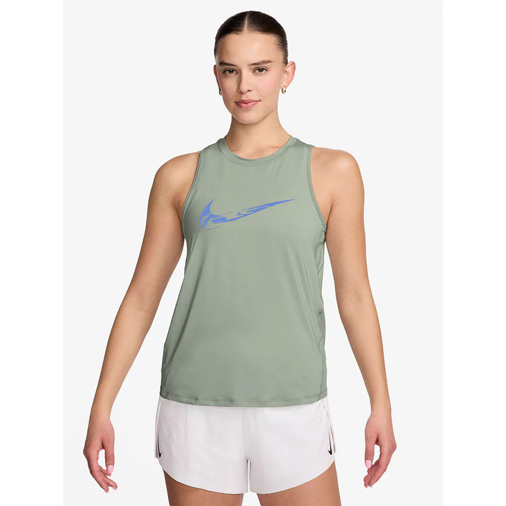 NIKE One Dri-FIT Graphic Women's Running Tank - Green - L (ASIAN SIZE)