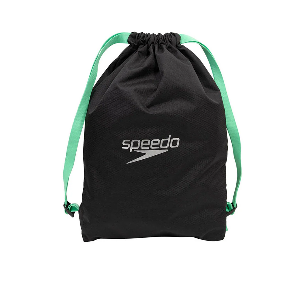 SPEEDO Pool Unisex Gym Sack - Black - ONE SIZE