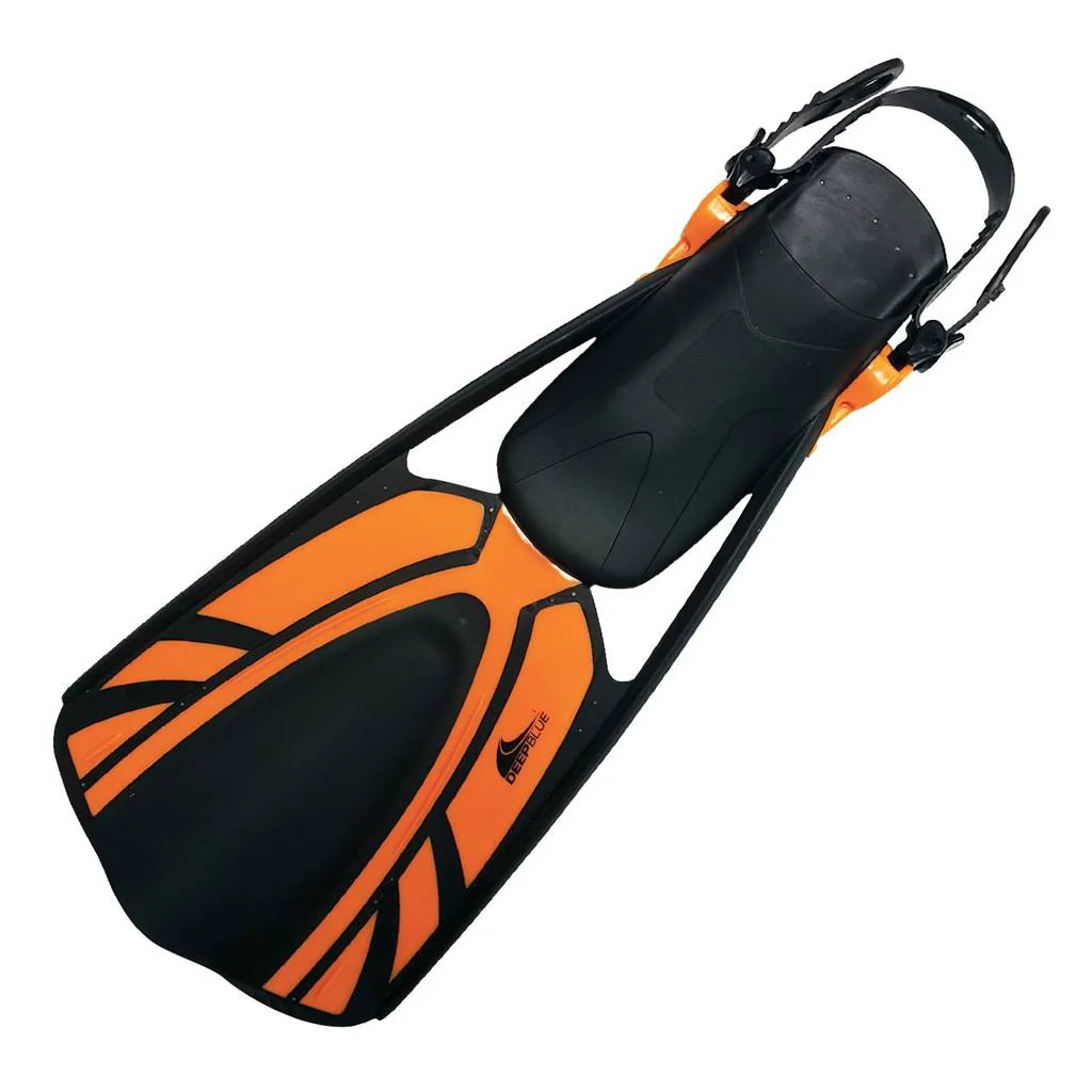 Deep Blue Speed 3 Fins Orange - Orange - L-XL