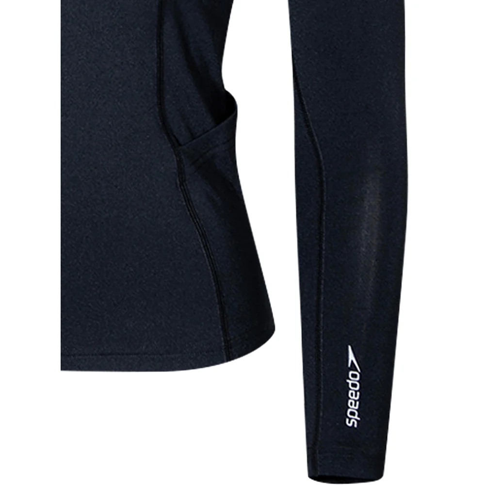 SPEEDO Long Sleeve Women's Rashguard - Black - 32 INCHES
