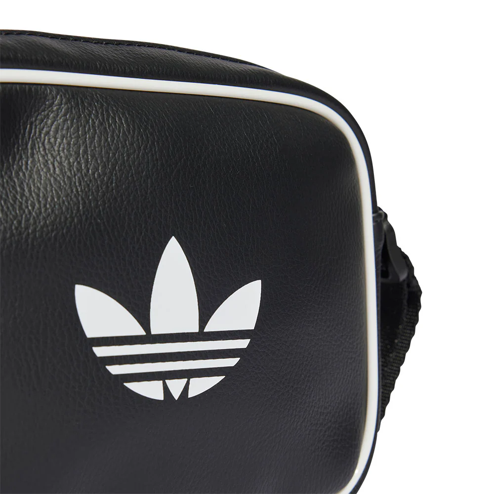 ADIDAS ORIGINALS Adicolor Classic Mini Airliner Unisex Crossbody Bag - Black - ONE SIZE