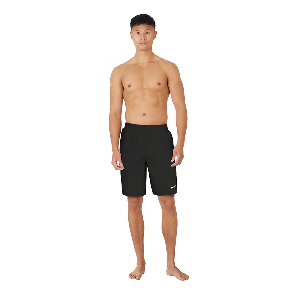 NIKE 9" Volley Men's Swim Shorts - Black - L (US SIZE)
