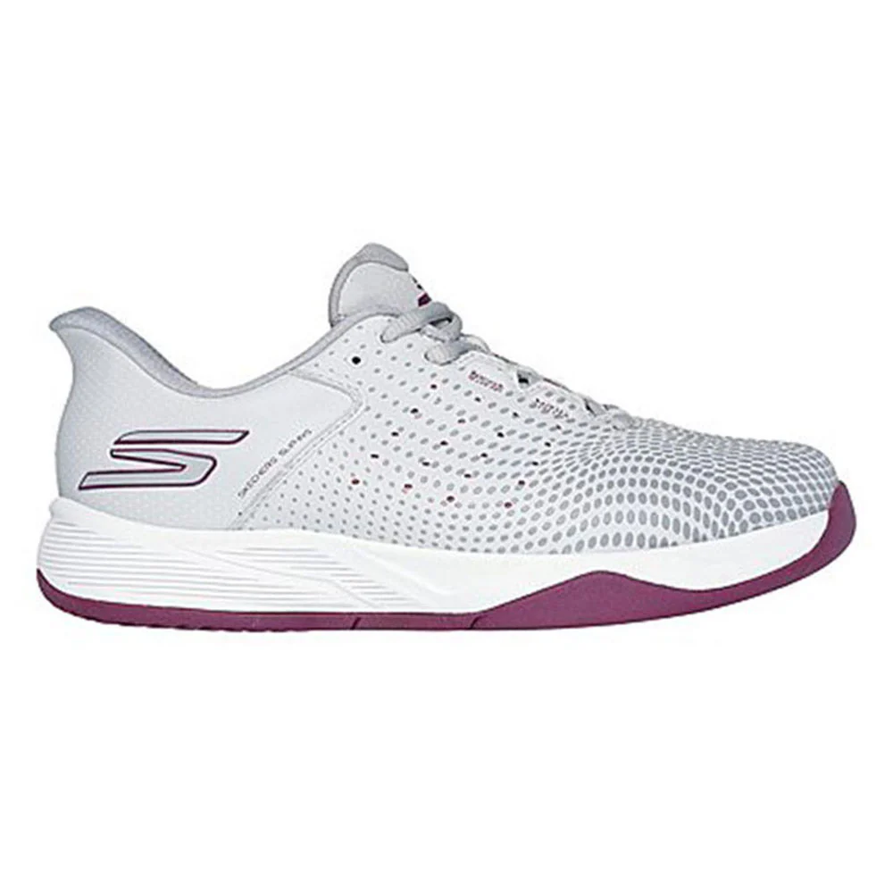 SKECHERS Slip-ins Relaxed Fit: Viper Court Reload Women's Indoor Court Shoes - Grey - US 10