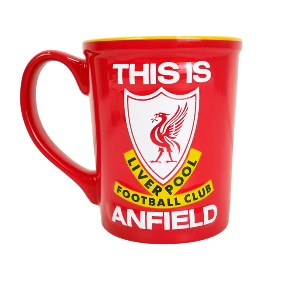 LFC Embossed Jumbo This Is Anfield Mug - Red - ONE SIZE