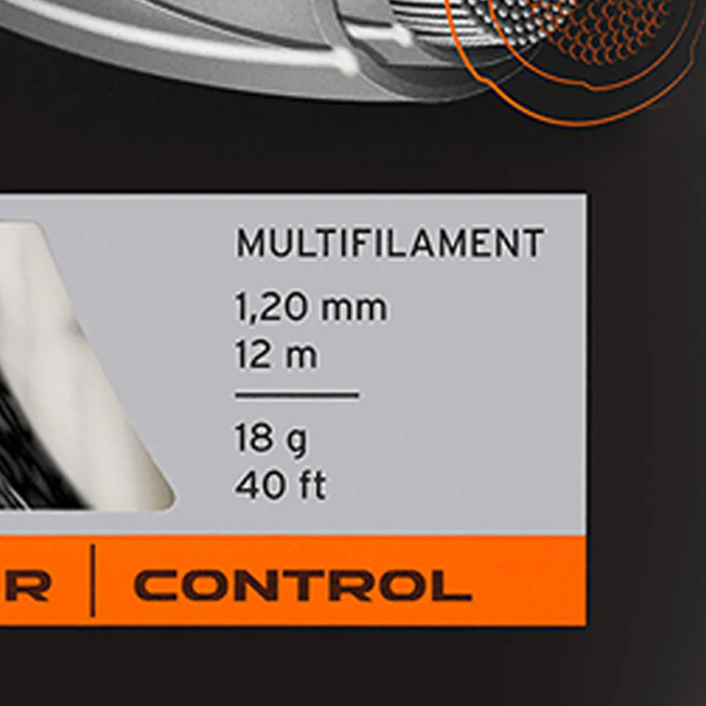 HEAD Rip Control Set 17 Tennis String - Black - ONE SIZE