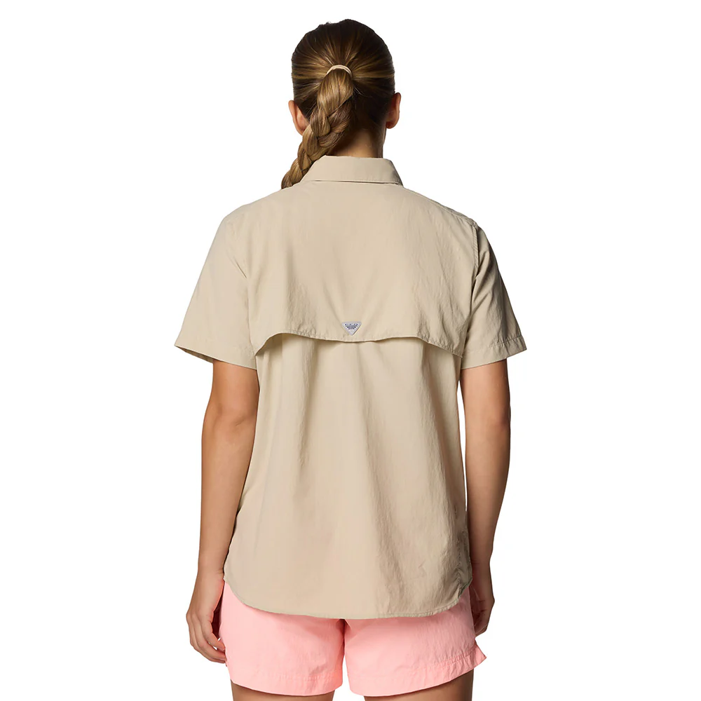 COLUMBIA PFG Bahama™ II Short Sleeve Women's Fishing Shirt - Beige - L (US SIZE)