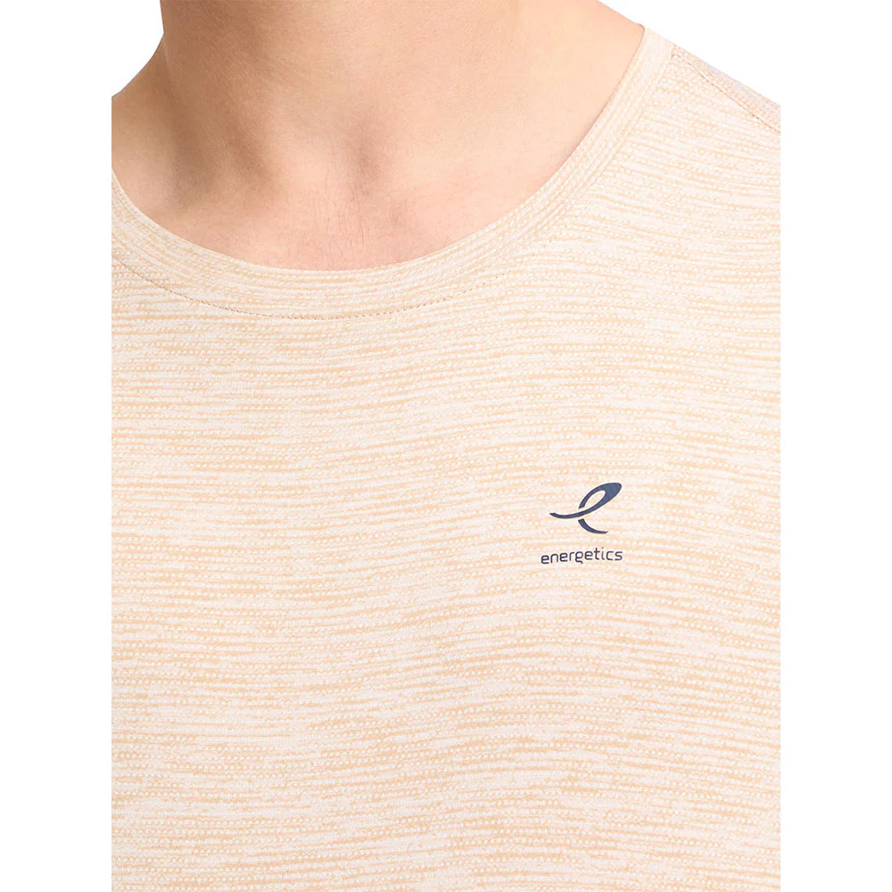 Мужская тренировочная футболка Energetics Telly — цвет кремовый, размер 2XL (EU SIZE)