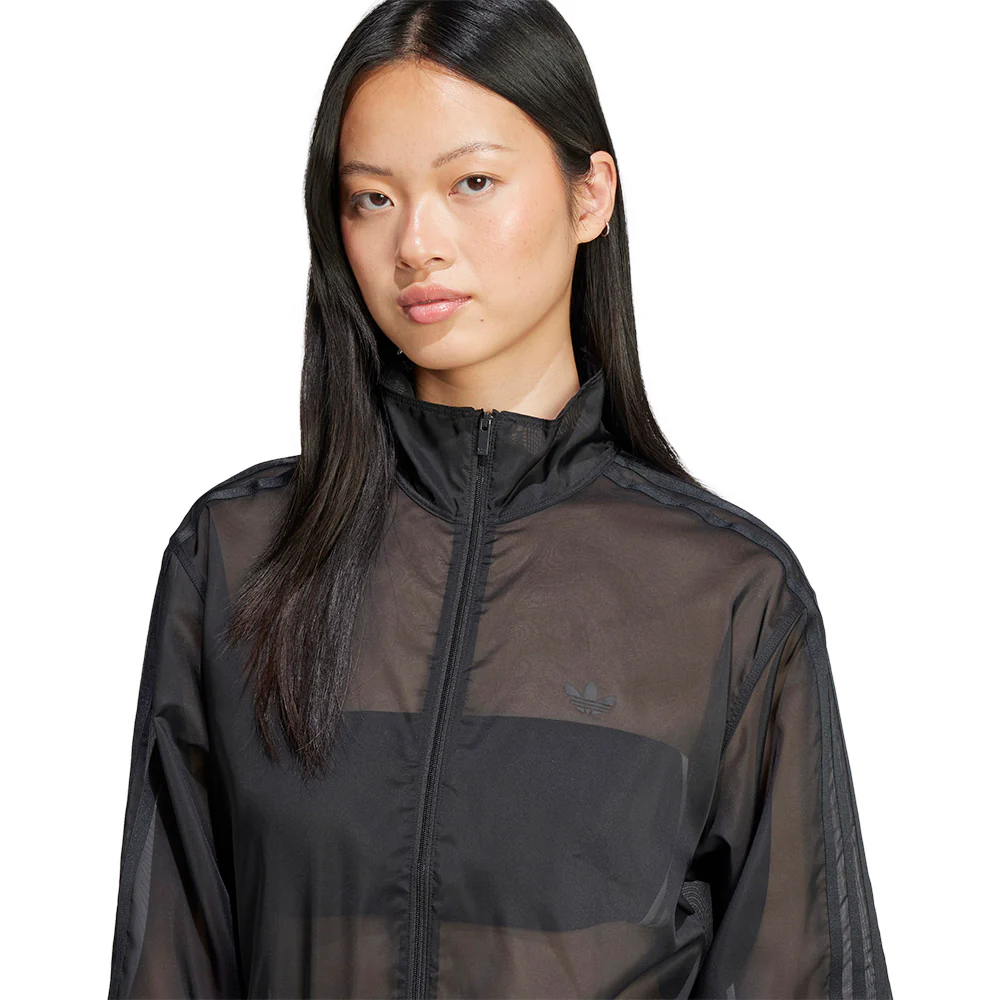 ADIDAS ORIGINALS Adicolor Sheer Track Women's Jacket - Black - 2XS (ASIAN SIZE)