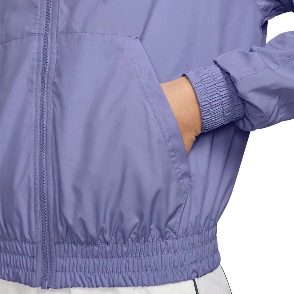 NIKE Sportswear Classic Wovens Hooded Women's Jacket - Purple - L (US SIZE)