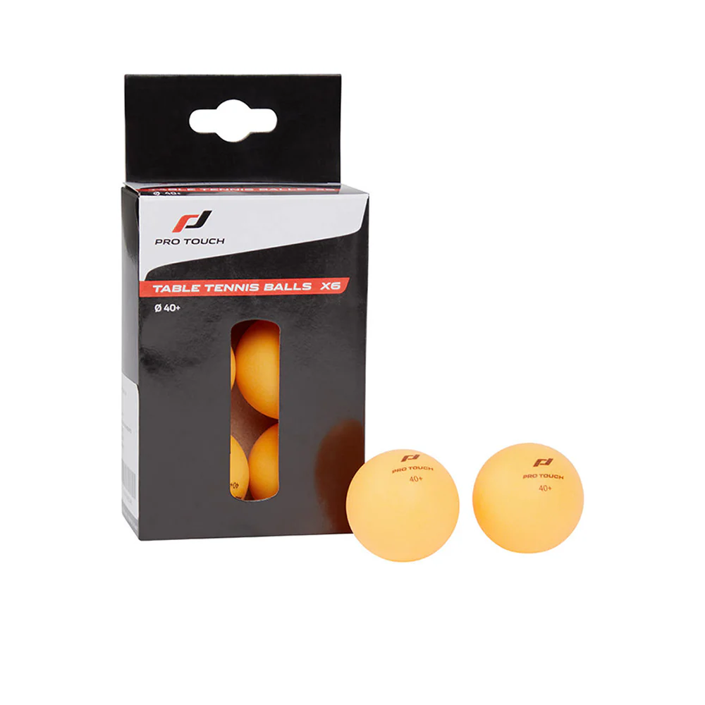 PRO TOUCH Pro Ball 0 Star Table Tennis Ball (6 Pieces) - Orange - ONE SIZE