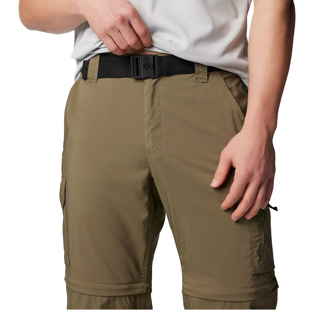 Мужские брюки Columbia Silver Ridge™ Utility Convertible Hiking — цвет зеленый, 30 Inches