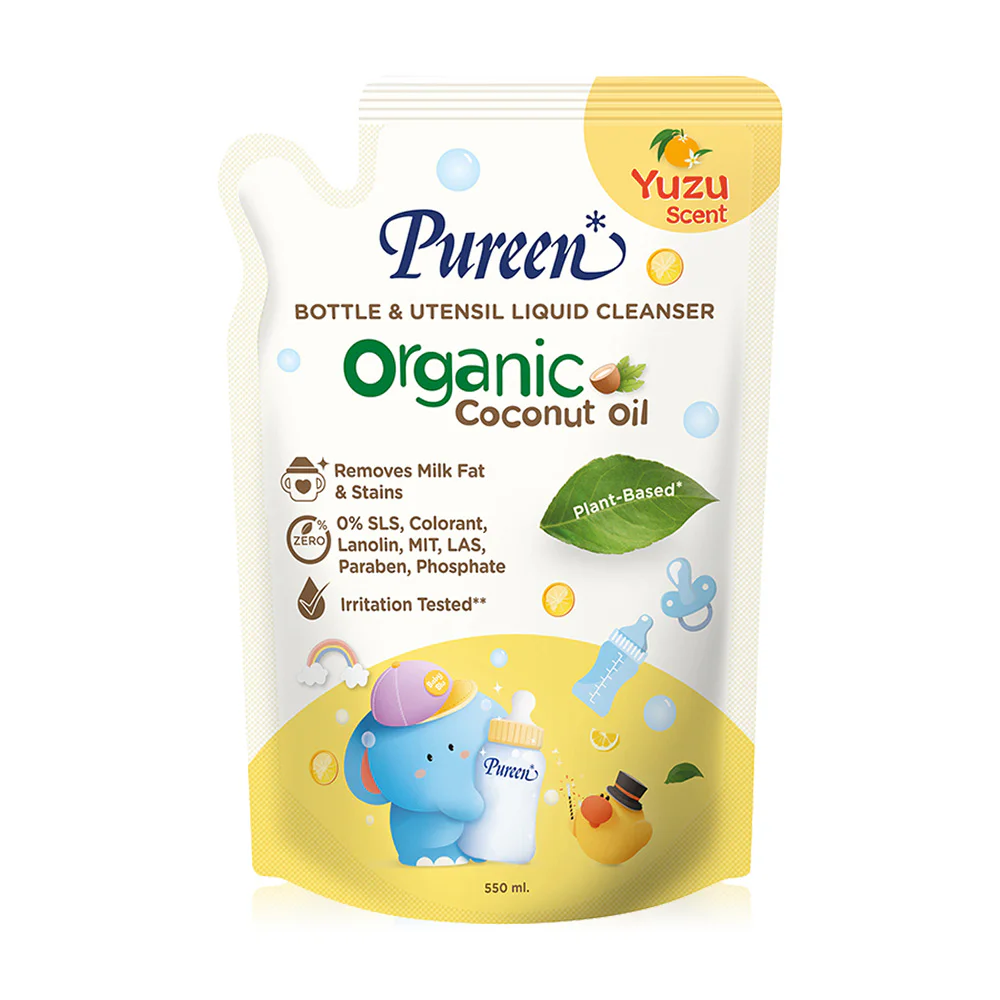 Очищающее средство Pureen Organic детские Bottle & Utensil Liquid Refill 550 мл
