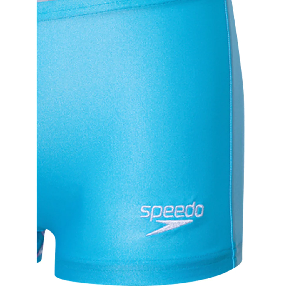SPEEDO Digital Allover Aquashort Boys Swim Shorts - Blue - 2 YEARS