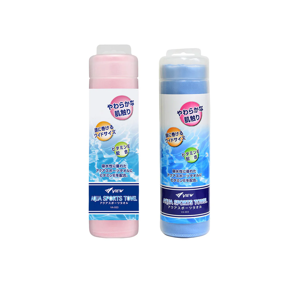 VIEW ผ้าเช็ดตัว VA003 สีฟ้า - Blue - ONE SIZE