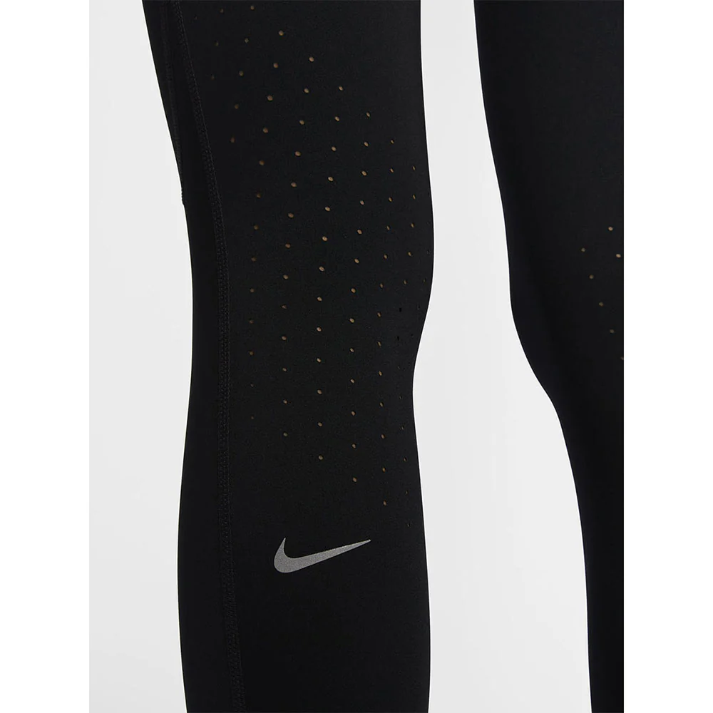 NIKE Swift High-Waisted 7/8 Women's Running Leggings - Black - L (US SIZE)