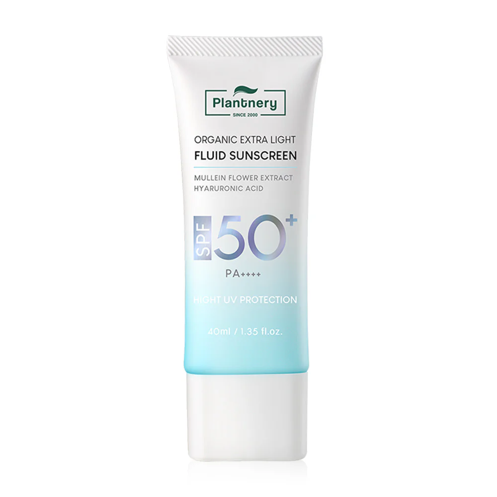 Солнцезащитное средство Plantnery Organic Extra Light Fluid SPF50+ PA++++ 40 мл