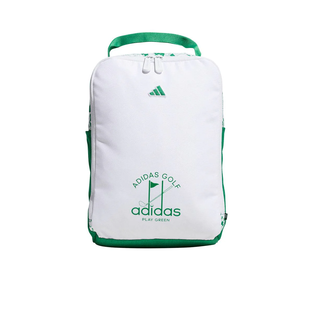 ADIDAS Play Green Unisex Shoe Bag - White - ONE SIZE