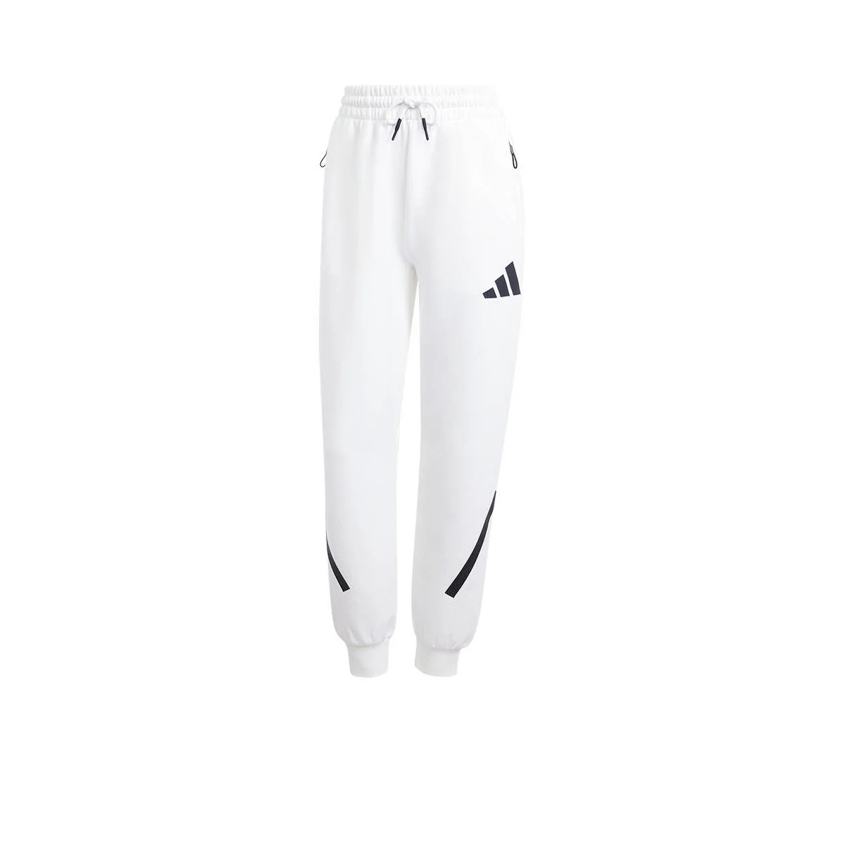 Женские повседневные брюки Adidas Z.N.E. Tracksuit — цвет белый, размер L (азиатский размер)