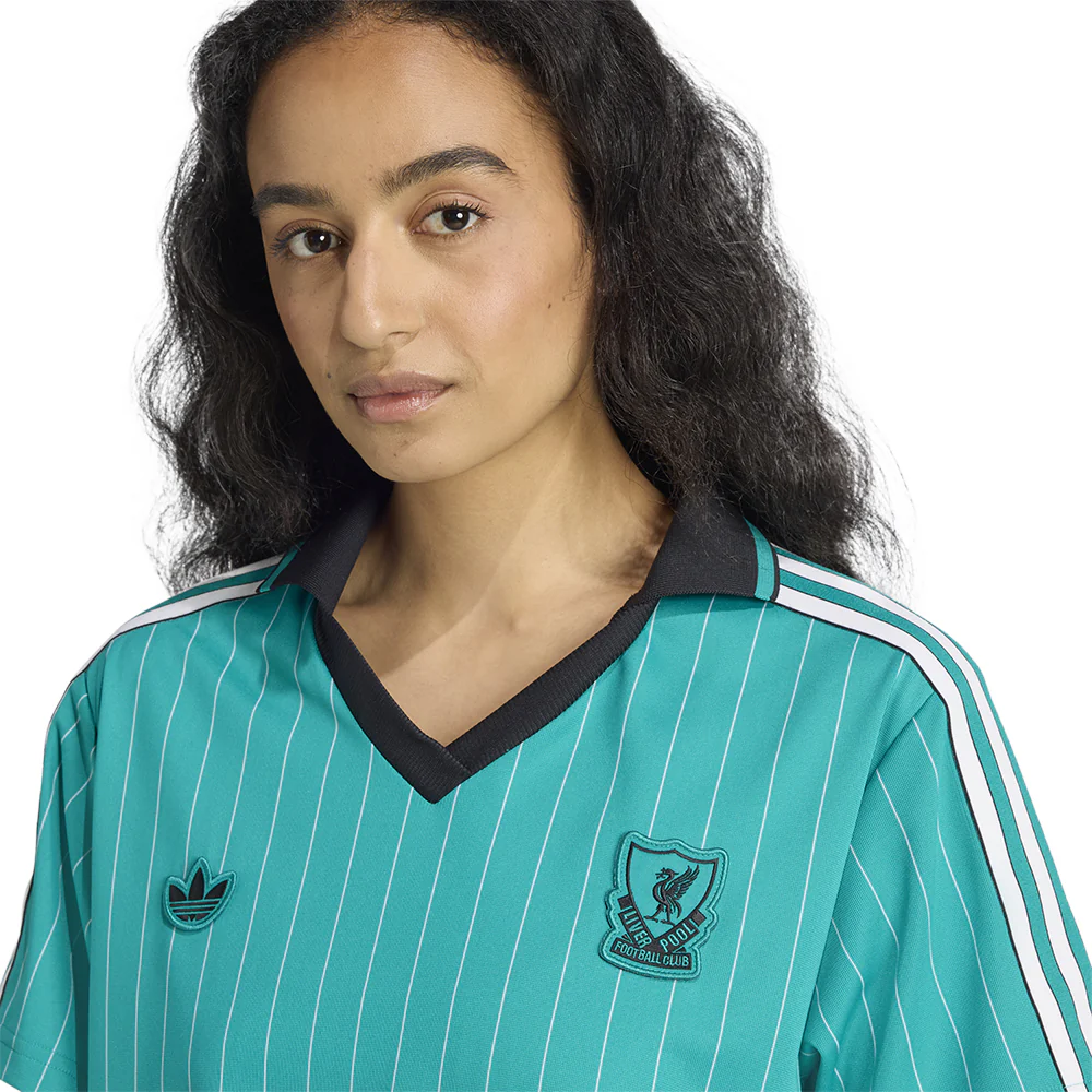ADIDAS Liverpool FC Terrace Icons Women's Dress - Green - L (UK SIZE)