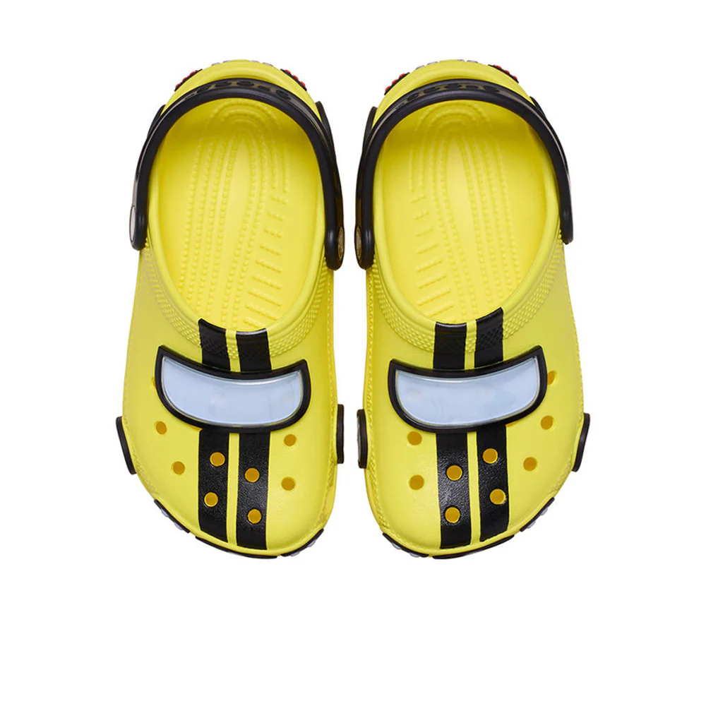 CROCS Classic IAM Race Car Clog Toddler Kids Lifestyle Shoes - Yellow - US C10