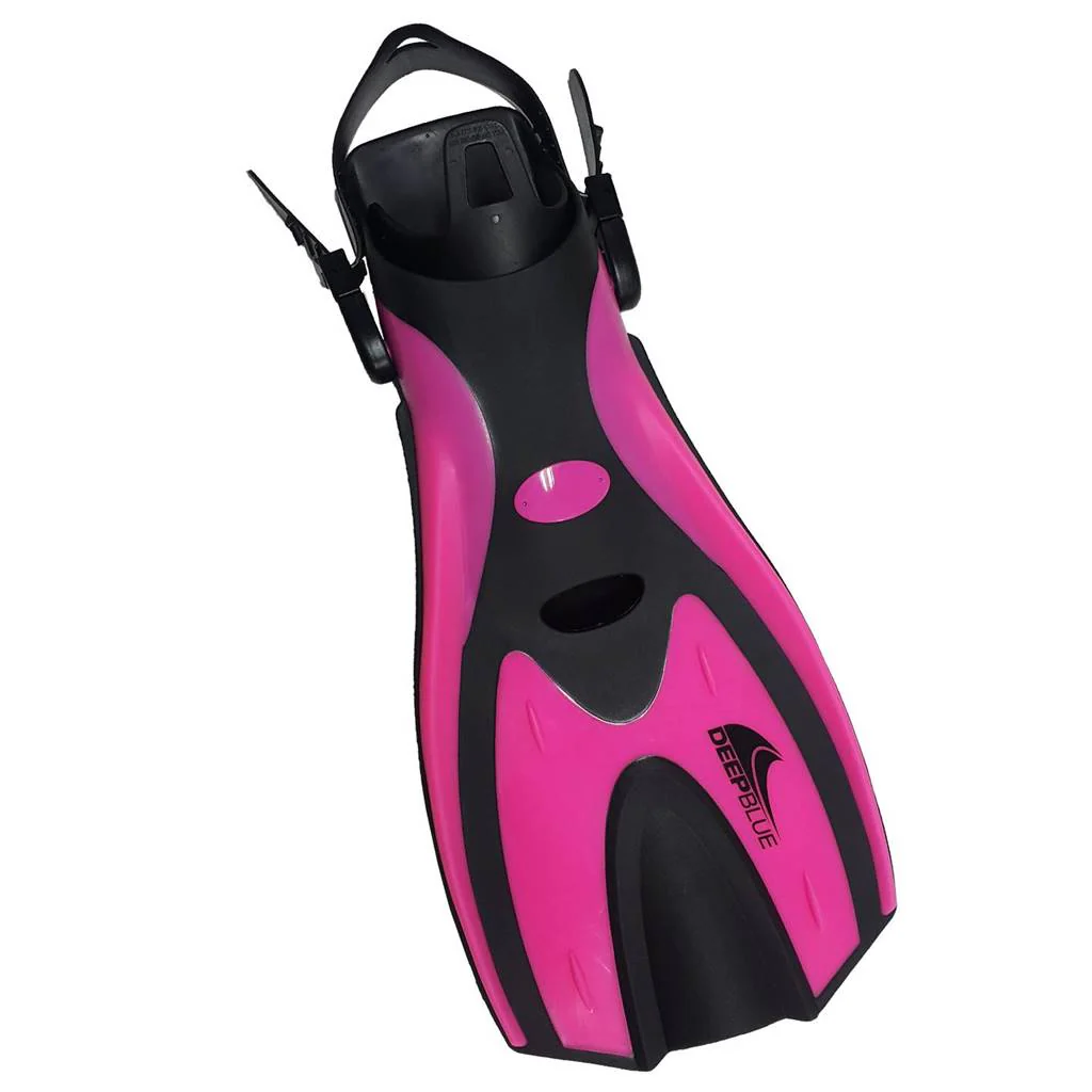Deep Blue Speed1 Snorkeling Fins Pink - Pink - S-M