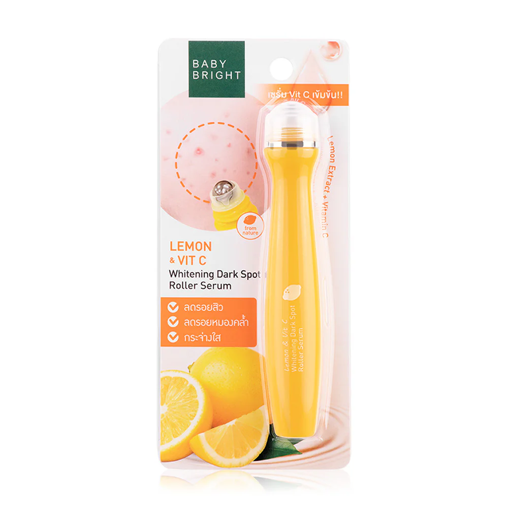 Baby Bright Lemon & VitC Whitening Dark Spot Roller Serum — VitC Whitening, 15 мл