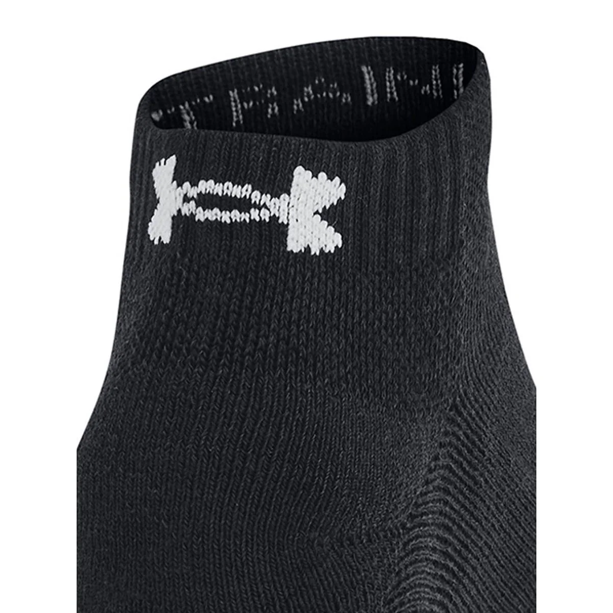 UNDER ARMOUR Training Cotton Low Cut Unisex Socks (3 pairs) - Black - L (US SIZE)