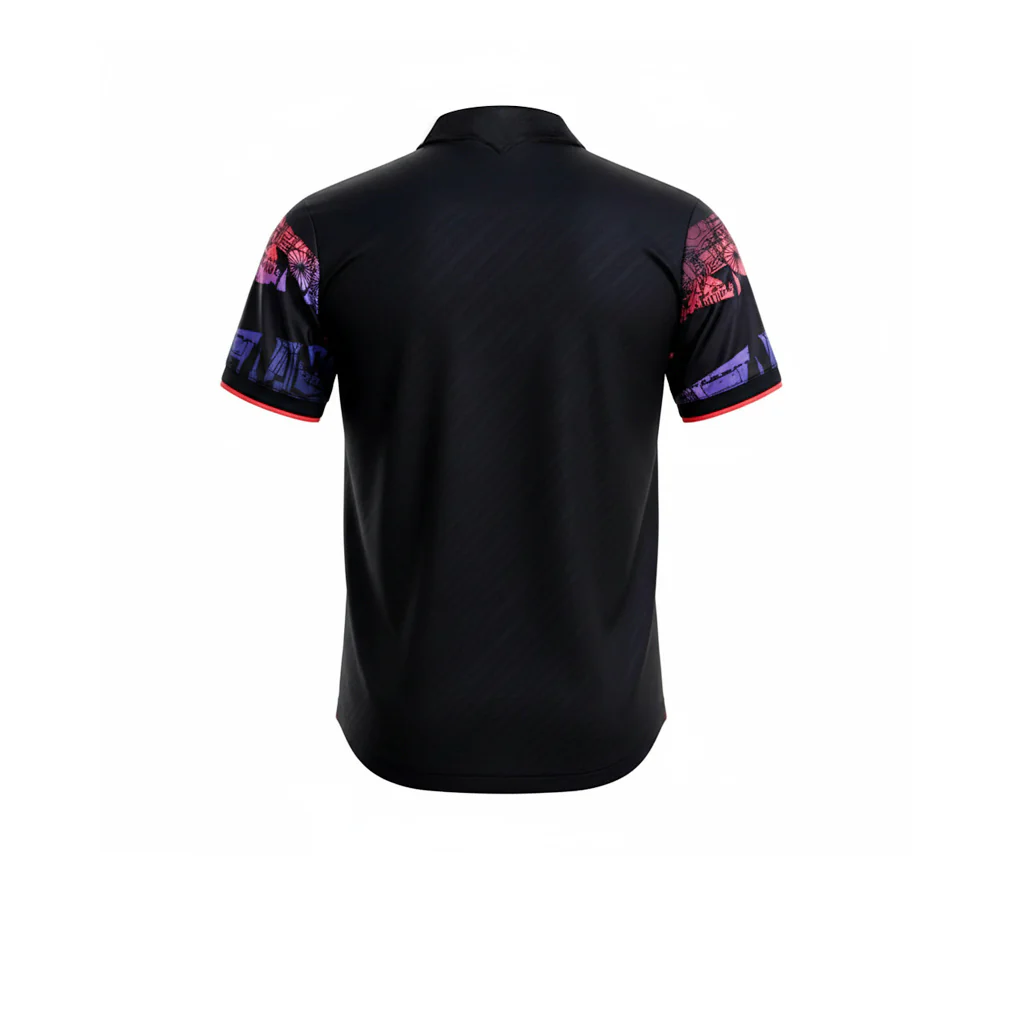 GRAND SPORT Thai National Team Sea Games 2025 E-Sports Men's Polo Shirt - Black - L (ASIAN SIZE)