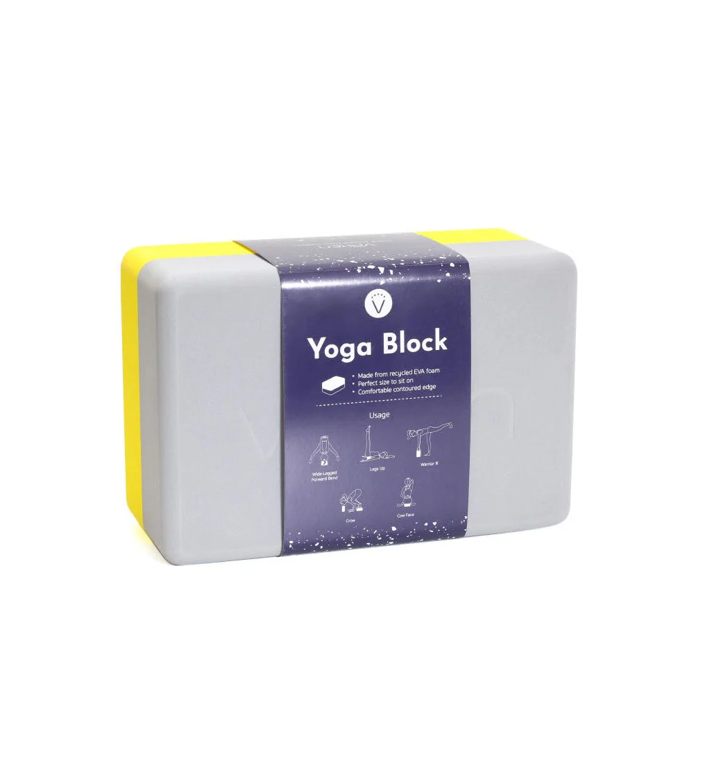 Vaken Recycled Foam Friendship Yoga Block — цвет желтый, размер единый размер