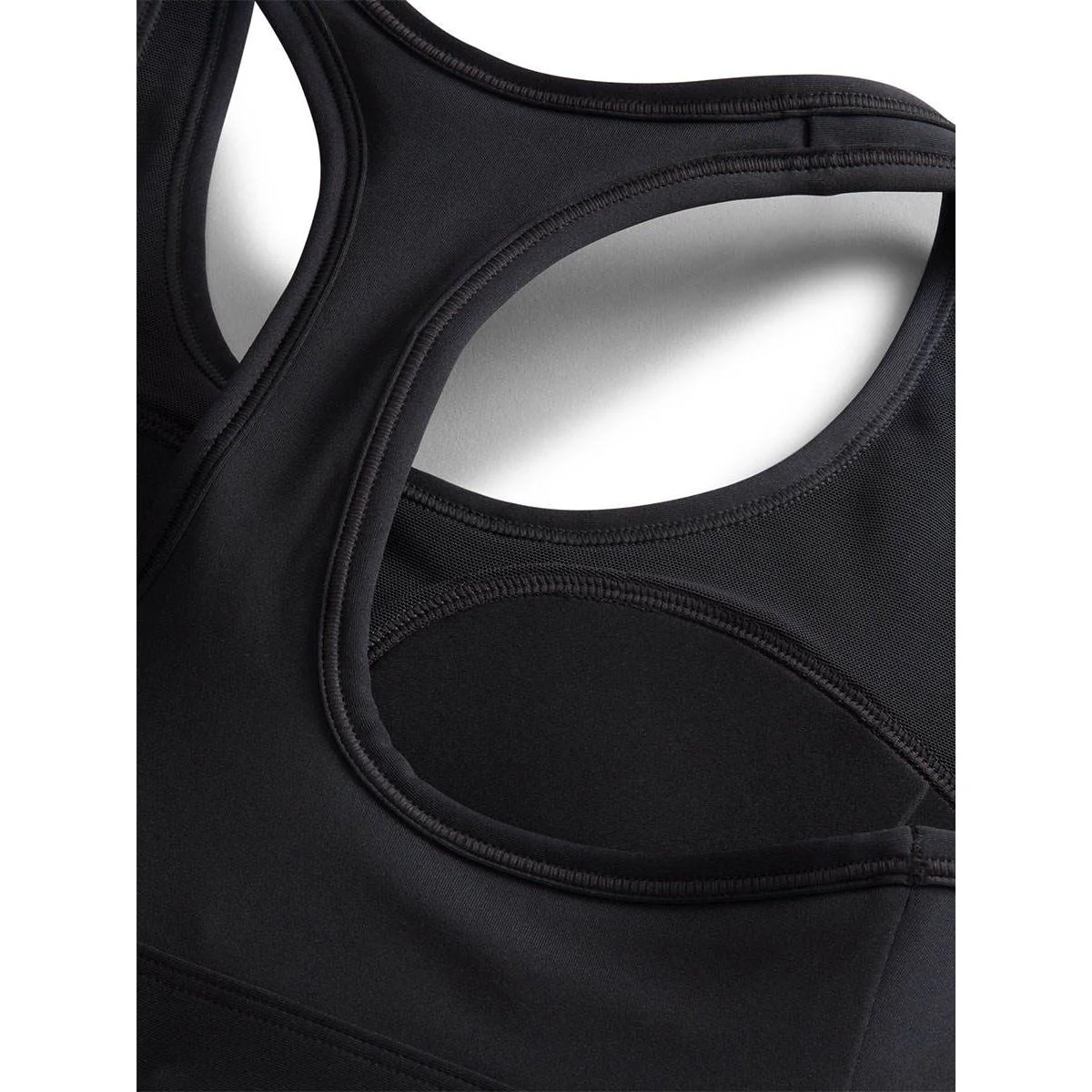 NIKE Swoosh Medium Support Women's Sports Bra - Black - L (US SIZE)