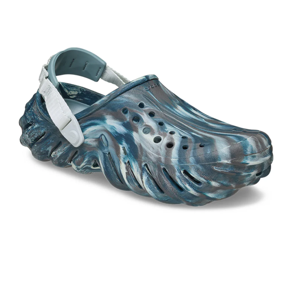 CROCS Echo Marbled Clog Unisex Lifestyle Shoes - Blue - M10/W12