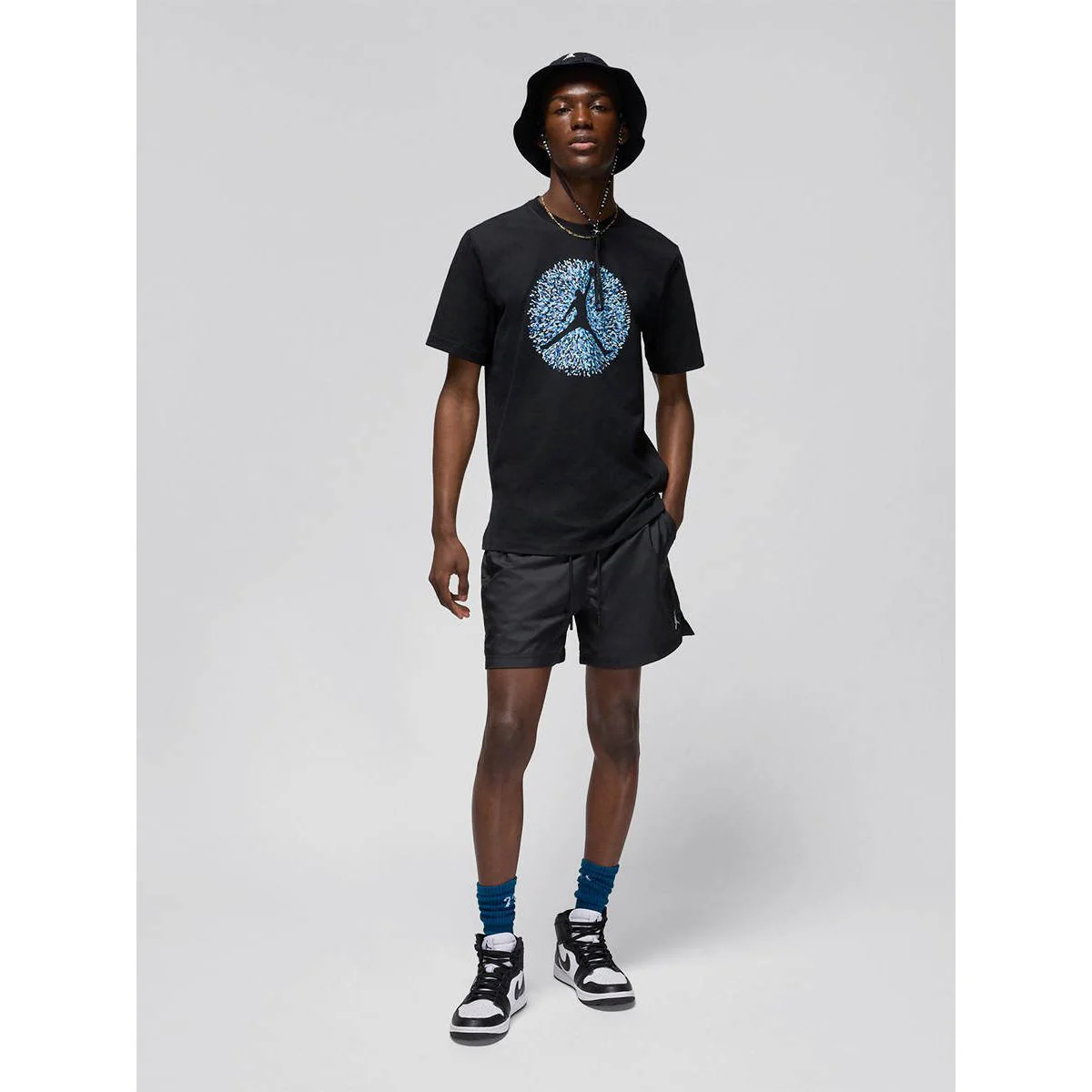NIKE Jordan Flight Essentials Men's Basketball T-Shirt - Black - 2XL (US SIZE)
