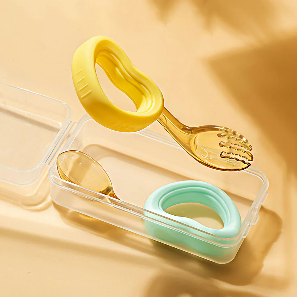 Hogokids Heart Shaped Fork And Spoon Set