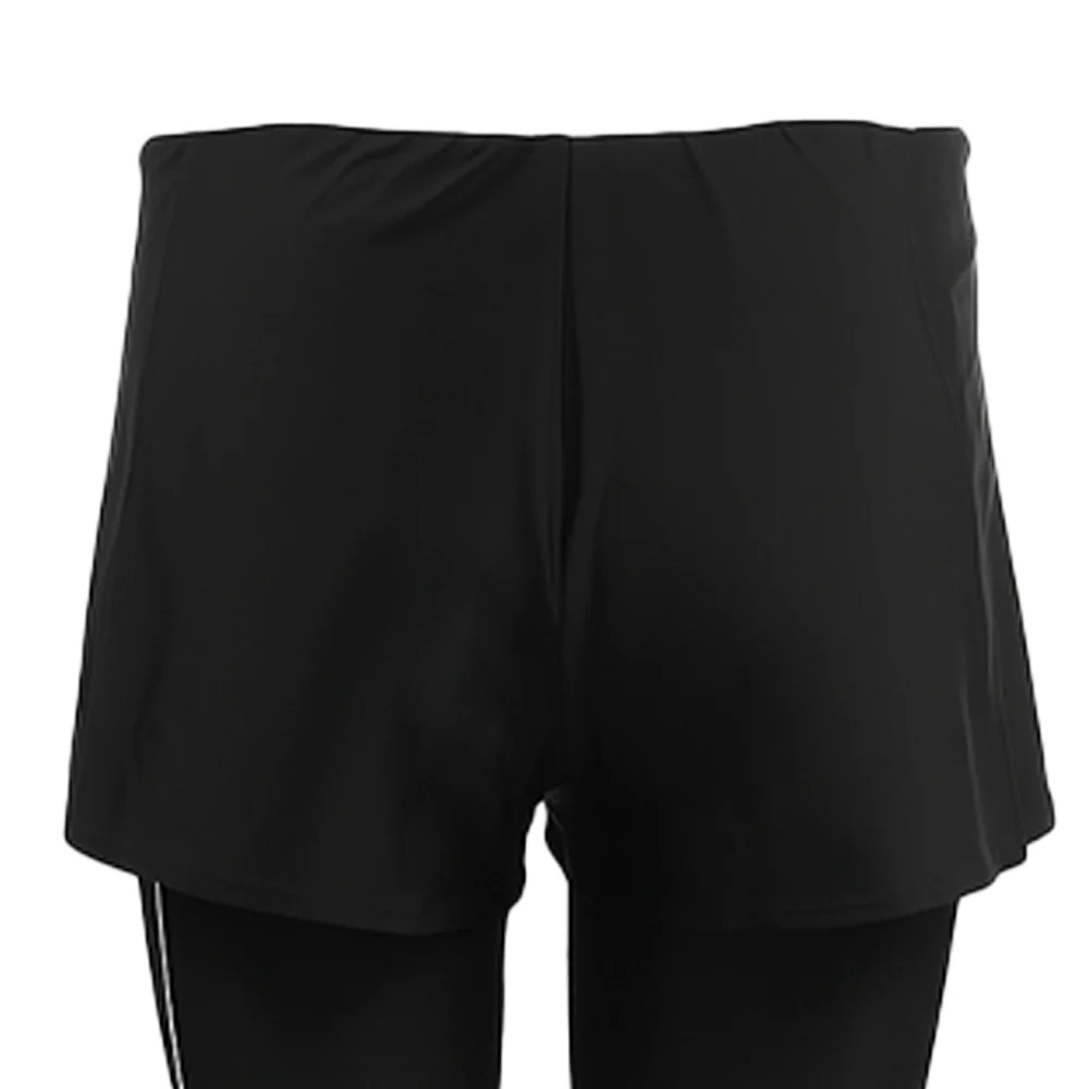 SPEEDO 'Wavechasers 2.0' Stylish Sun Protection 2-in-1 Women's Swim Leggings - Black - 2XL (UK SIZE)