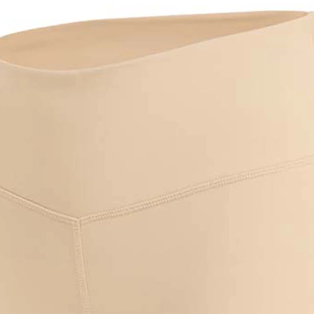 REEBOK Lux High Rise 7.5" Women's Biker Shorts - Beige - L (US SIZE)