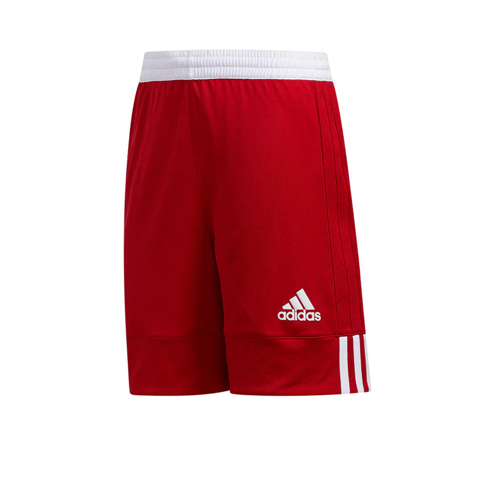 Детские шорты Adidas 3 г Speed Reversible Basketball — цвет красный, размер 128 CM
