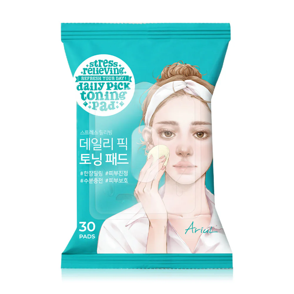 ARIUL Stress Relieving Daily Pick Toning Pad 30 Sheets