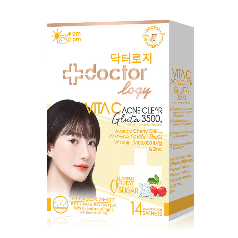 Doctorlogy VitaC Acne Clear Gluta [3500mg x 14 Sachets]