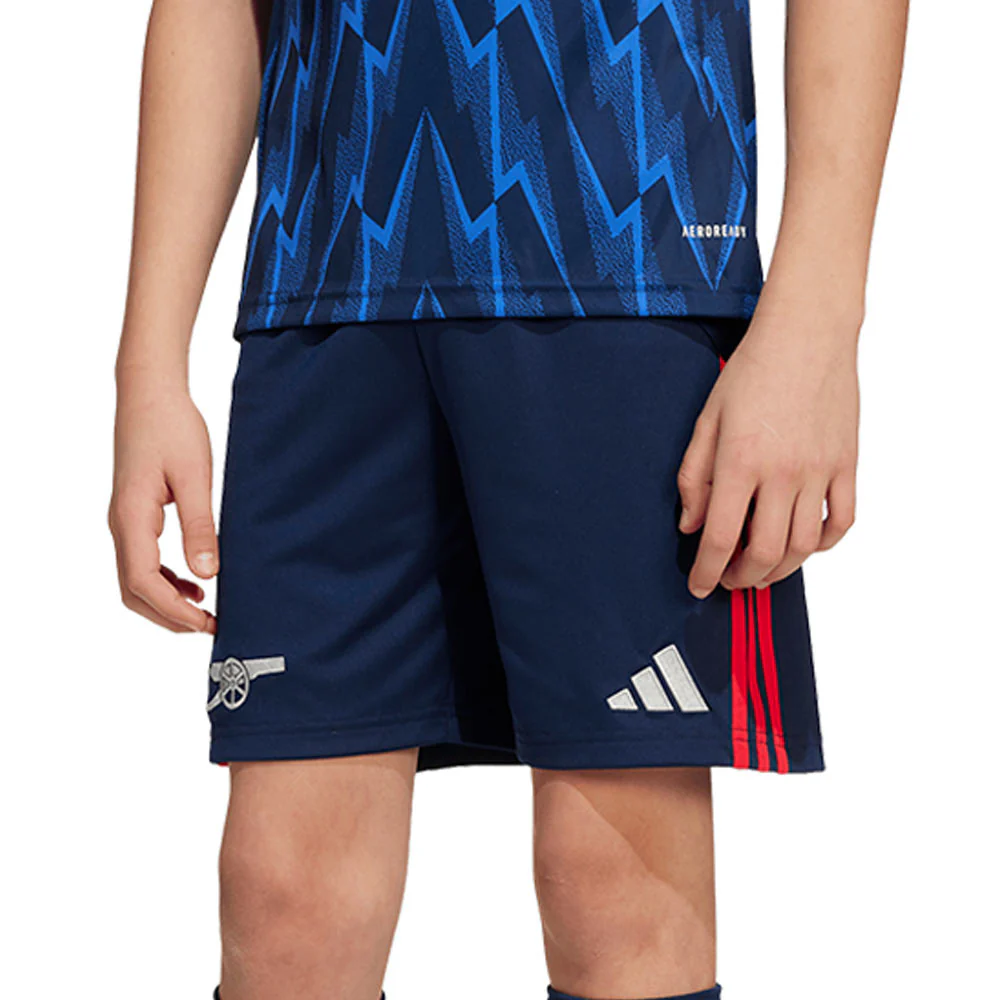 ADIDAS Kids Arsenal Away 2025/26 Football Shorts - Blue - 128 CM