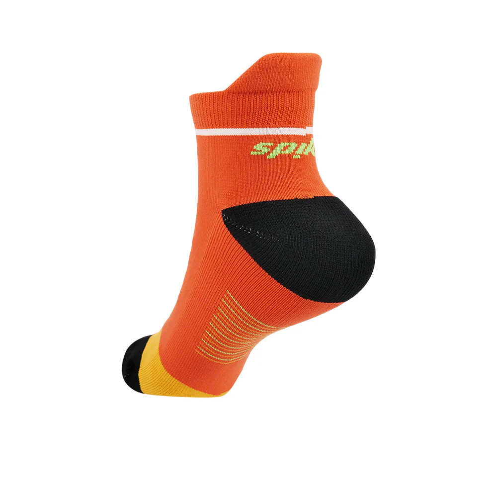 SPIKE Ankle Iris Unisex Running Socks - Orange - ONE SIZE