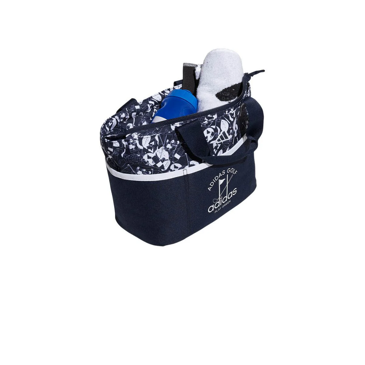 ADIDAS Play Green Round Unisex Tote Bag - Blue - ONE SIZE