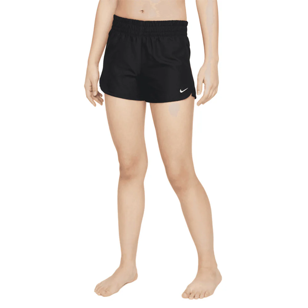 NIKE 3" Volley Girls Swim Shorts - Black - L (US SIZE)