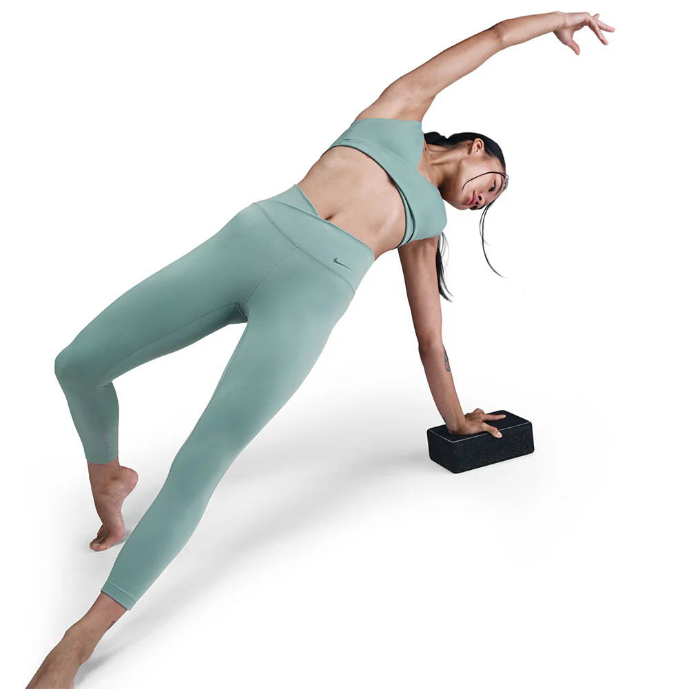 Женские тренировочные легинсы Nike One High-Waisted 7/8 — цвет зеленый, размер L (американский размер)