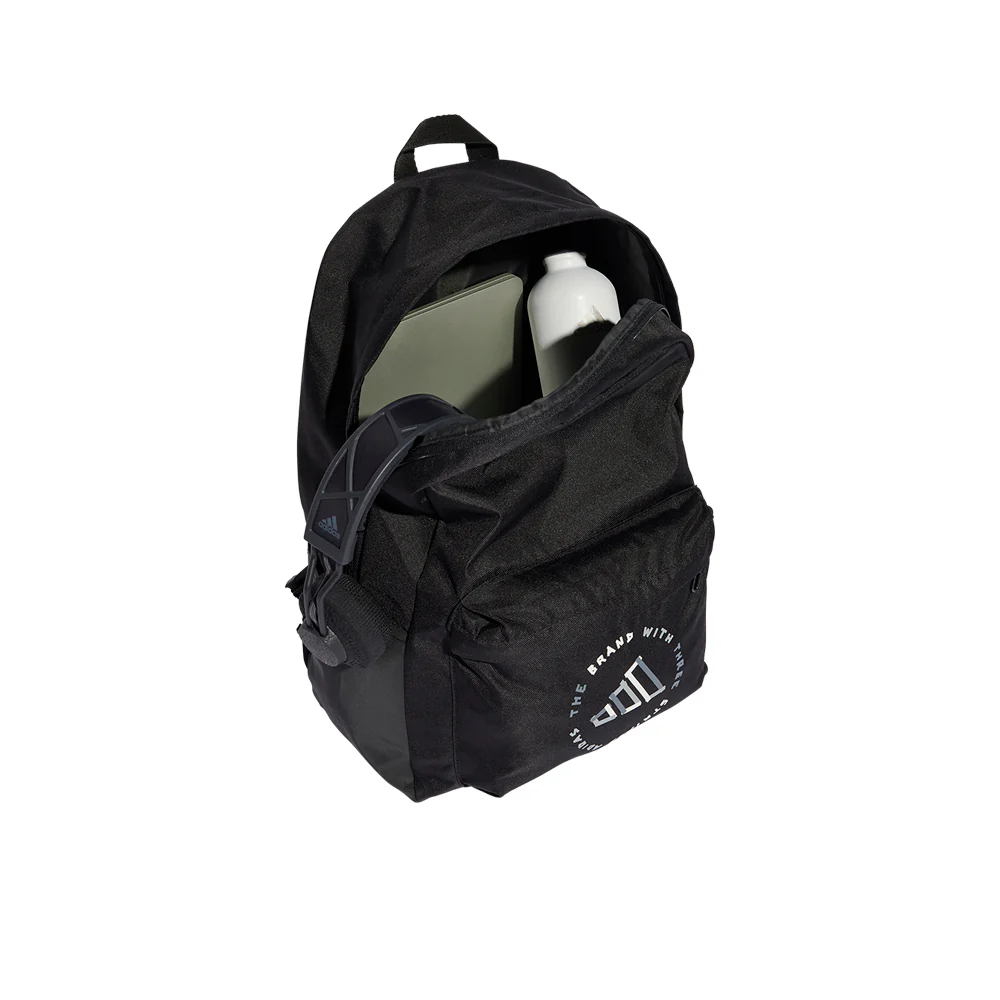 ADIDAS Classic Print Unisex Backpack - Black - ONE SIZE