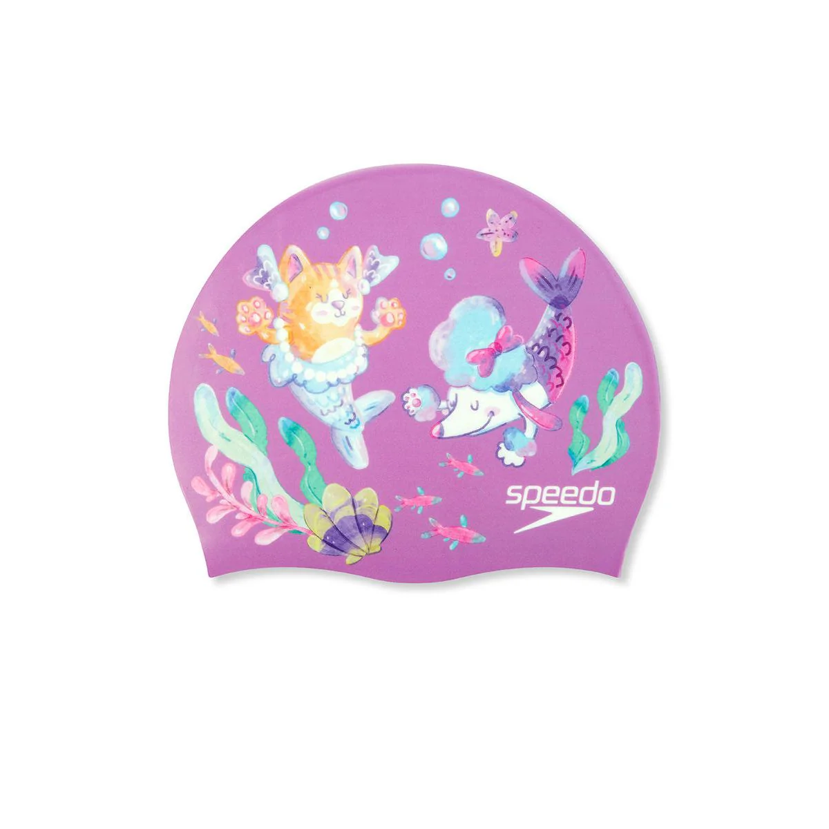 Детская кепка Speedo Digital Printed Swim — цвет розовый, размер единый размер