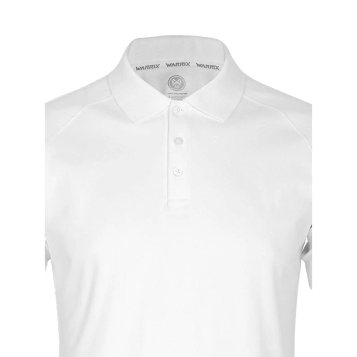 Поло унисекс Warrix Invisible Thunder — цвет белый, размер 2L (американский размер)