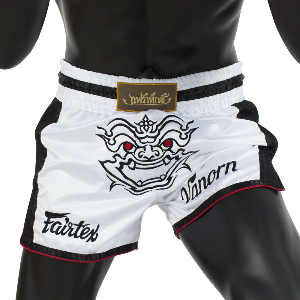 Muay Thai Shorts - BS1712 Vanorn - White - L
